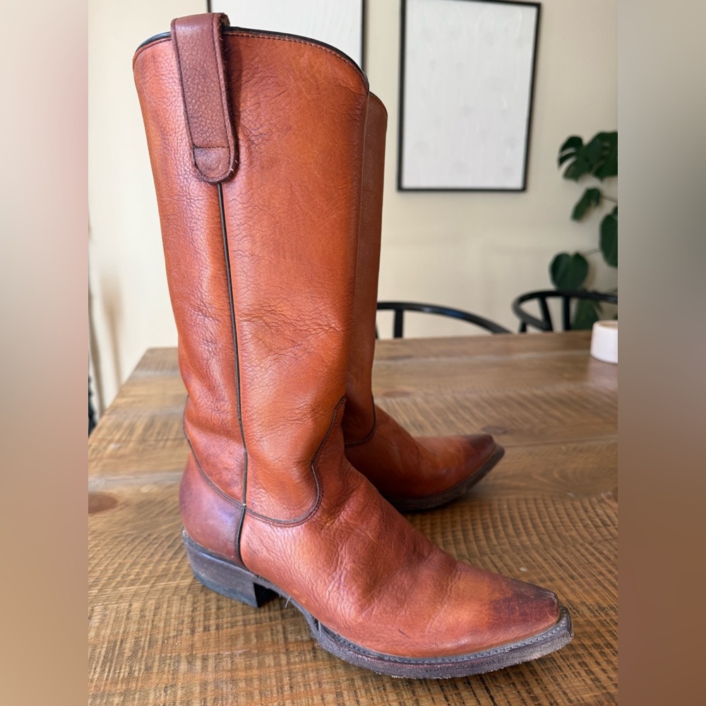 Stetson Women's Tan Leather Heeled Boots